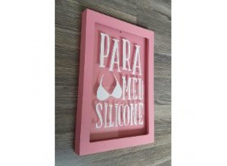 QUADRO COFRE DECORATIVO PARA O MEU SILICONE